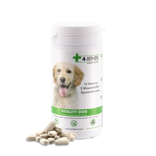4-BEINER Vitality-Dog – Vitamine für Hunde & Mineralstoffe, 100 Tabletten