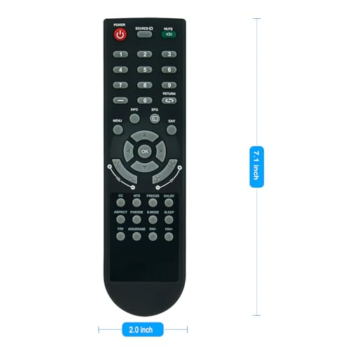 Télécommande Proscan PLD3283C pour remplacer votre boîtier perdu et réparer les boutons usés