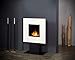 Produktbild muenkel design Square fire 75 [quadratischer Bioethanol Standkamin]: Weiß