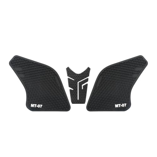 Stickers Réservoir Traction Pads pour Moto MT-07 2021 Coussinets Antidérapants Noirs
