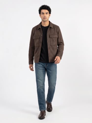 Image of Spykar Men's Rover Regular Fit Jeans | Mid Rise | Casual Denim | Stretch Fit | Jeans for Man
