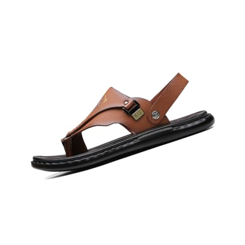 Summer Bunion Splints Mens Sandals - Men's Trendy Outdoor Flip Flops, Stylish PU Soft Non-Slip Flat Slippers