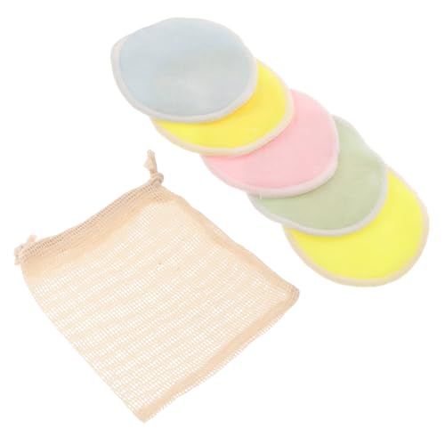 SOESFOUFU Facial Cleaning Pads Makeup Pads Cotton Rounds Washable Reusable Gentle Cleansing Random Color