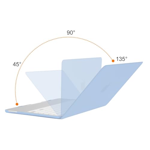 Image of MOSISO Compatible with MacBook Neo Case 13 inch 2026 Release Model A3404 with A18 Pro Chip, 4 in 1 Kit Precision Fit Crack & Scratch Resistant Protective Hard Shell Case Cover, Air Blue