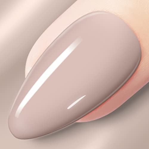 Chuchu Gel Nail Polish: 2 Steps Gel Nail Polish No Need Base Coat Gray Gel Polish Gel Soak Off Led Nail Polish Art Salon Diy Home Professional Gift Nail Lacquer Nail Art 0.21Fl.oz-005 #TOP1