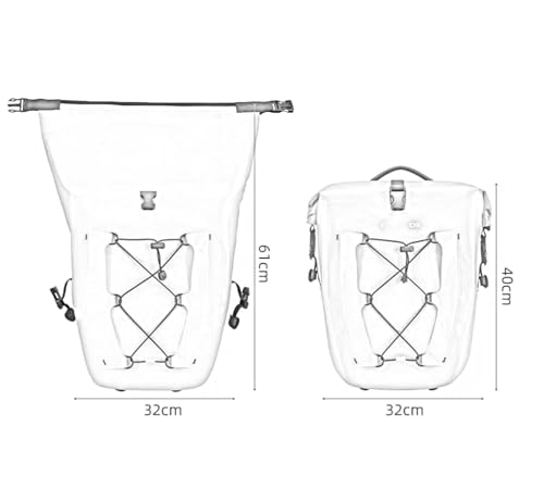Bolsa alforja universal e impermeable para equipaje trasero de moto 3