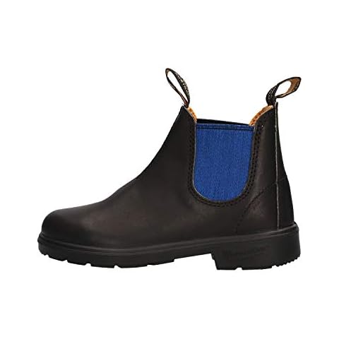 Blundstone Kid's Blunnies Chelsea Boot in Black/Blue Cover