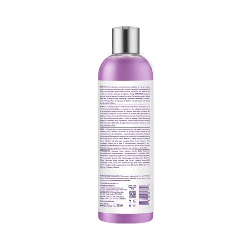 Design Essentials Agave & Lavender Sulfate-Free Moisturizing Shampoo, Nourishing Botanical Blend with Agave and Lavender to Soften & Strengthen Hair, 12 oz