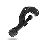 ICOOL Tubing Cutter 1/8 to 1-3/8 Inch (3-35mm) (Matte Surface) with Extra Blade and Reamer for Coppe
