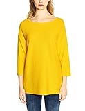 Der dünne Pullover mit überschnittenen Schultern und 3/4 Ärmeln ist ideal für Alltagslooks geeignet.