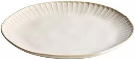 Dinner Plates Set Household Ceramic Dinner Plate Restaurant Steak Western Plate Kitchen Salad Plate Desktop Decoration Tableware Kitchen Salad Bowl Color 20cm
