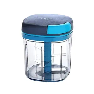 SShop Handy Vegetable and Fruit Manual Onion Dry Fruit Salad Maker Vegetable Quick String Chopper Machine, Cutter  3 Stainless Steel Blades
