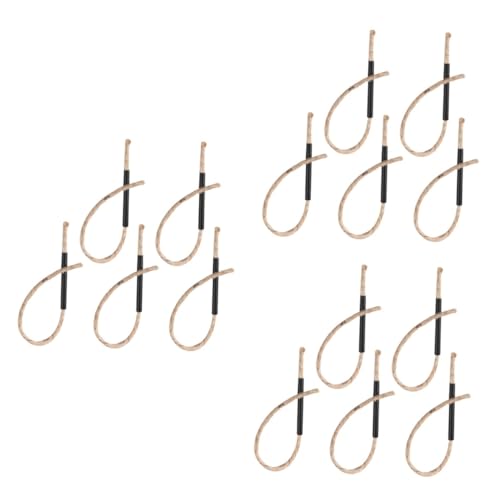 LIOOBO Sets Camping Fire Rope Wax Fire Rope for Hiking BBQ Emergency Kit Windproof Easy Ignition Aluminum Handles Trim to Desired Length Pcs