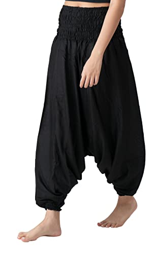 B BANGKOK PANTS Women's Harem Pants Jumpsuit Hippie Clothes2