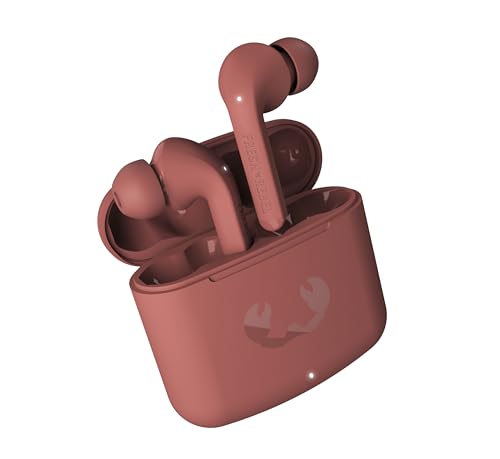 Fresh 'n Rebel Twins Fuse, True Wireless kabellose In-Ear-Bluetooth-Kopfhörer mit Spitze, mit Sprachassistent, Touch-Steuerung und eingebautem Mikrofon, 30 Stunden Spielzeit (Safari Red)