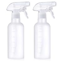 VEXPLO Sprühflasche Klein, Sprühflasche Haare Pflanzen Reinigung Haustier, Einstellbarer Nebel/Strahl, BPA-freies Kunststoff Wassersprühflasche 300 ml 2er Pack