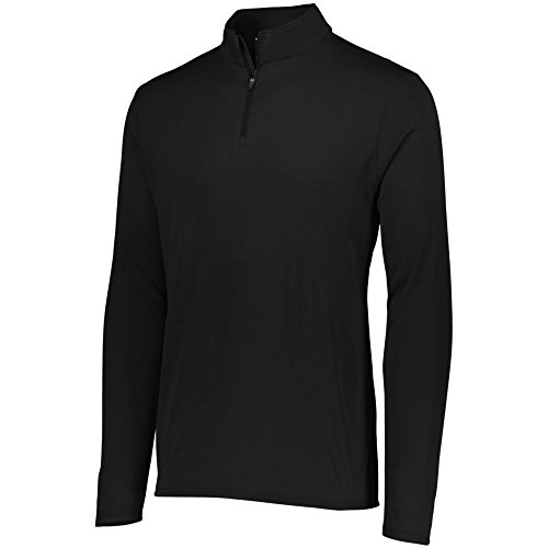 Augusta Activewear Youth Attain 1/4 Zip Pullover, Black, Small