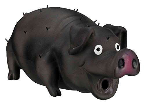 TRIXIE Borstenschwein mit Tierstimme Latex 21cm Hundespielzeug