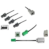 YU・I PARTS: GT13ーVR1ーGT16 カロッツェリア 地デジアンテナ変換＆GPS変換計５本 互換：ホンダ ニッサン アルパイン ミツビシ クラリオン パナソニックナビをAVIC-サイバーナビや楽ナビ様に変換するケーブルコネクタ