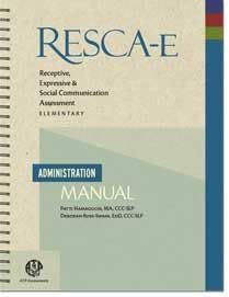 Receptive, Expressive and Social Communication Assessment - Elementary (RESCA-E) (Test Kit)