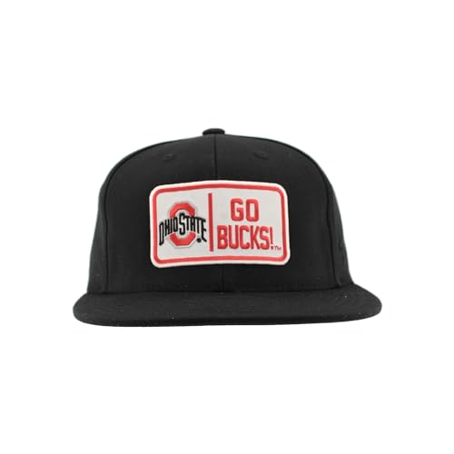 Gorra Oficial Ohio State Buckeyes Ajustada Negra, Large miniatura 2
