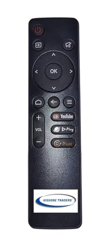 Image of Tv Remote Control Compatible with Dyanora Smart Led Tv (Please Match Your Old Remote with Given Image)