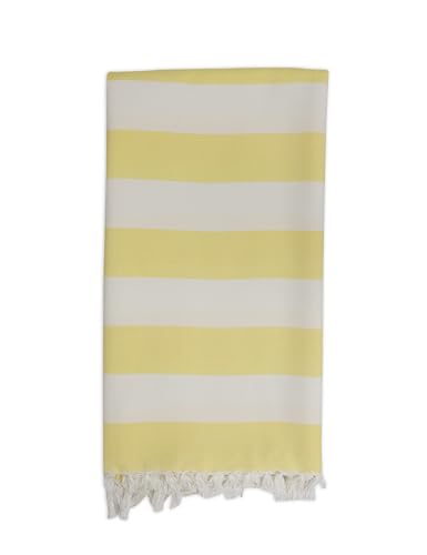 Image of 100% Bamboo Extra Large Bath Towel Highly Absorbent, Spa-Soft & Lightweight, Towel for Daily Use, Beach, Gym, Pool, Travel and Yoga | 33 x 63 Inches (Butter Yellow)