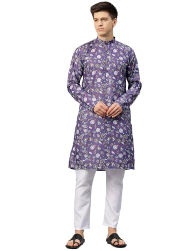 Image of Luxrio Kurta Set for Men Cotton Blend Kurta with Pyjama Set Ethnic Set