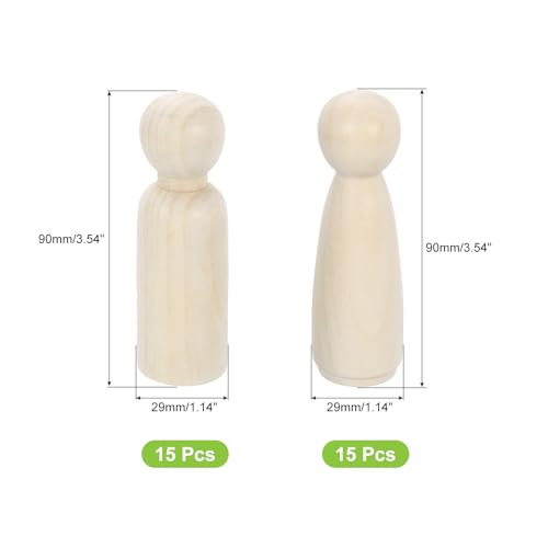 Figurines en bois naturel pour simplifier la création de décors de mariage
