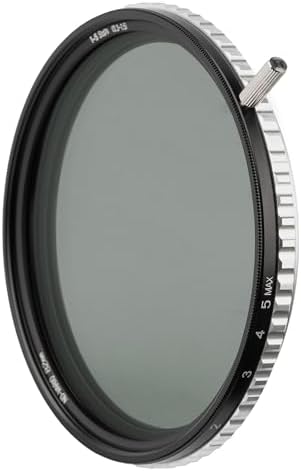 NiSi - 77mm Swift True Color ND-Vario, 1-5 Stops (ND2-ND32) Variable ND Filter, Waterproof Nano Coating Optical Glass, with Lens Filter Case and Lens Cap - Compatible with NiSi Swift System Filters