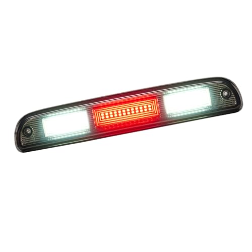 Image of Third 3rd Brake Light LED for 1999-2016 Ford F250 F350 F450 F550 Super Duty, High Mount Rear Brake Lights Assembly for 99-16 F-250 F-350 F-450 F-550, 93-11 Ranger Center Cab Cargo Stop Light