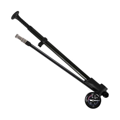 Bomba De Choque para Bicicleta De Montaña: Construcción De Aleación De Aluminio De 300 PSI, Herramienta De Suspensión De Alta Presión, Accesorio Portátil De Reparación De Senderos, De Control