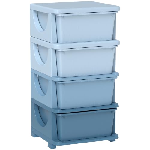 Qaba 4 Drawers Kids Storage Unit