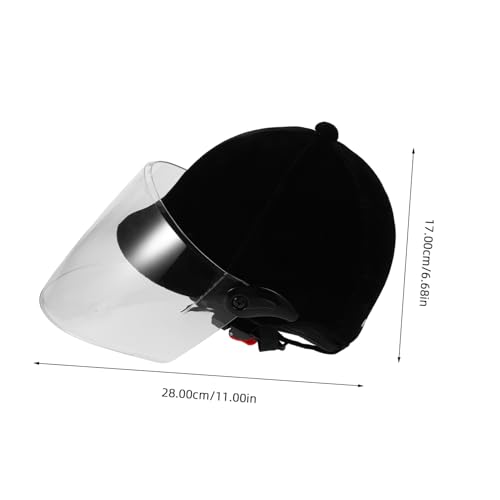 Casco ecuestre cómodo unisex con protección completa transpirable color negro 2