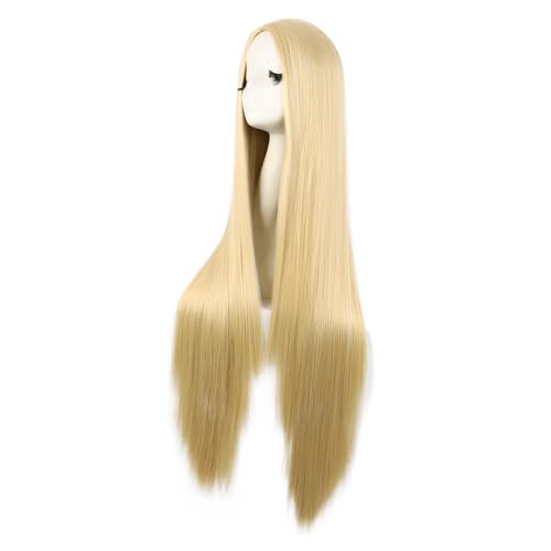 Image of MapofBeauty 40 Inch /100 cm Fashion Straight Long Costume Anime Cosplay Anime Wig (Mixed Golden)