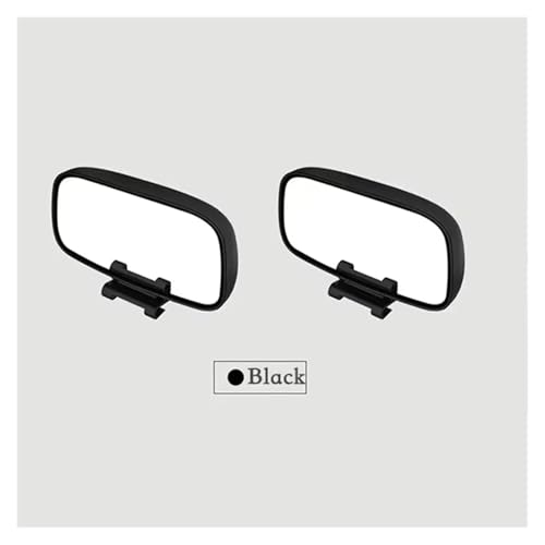 Rétroviseur inversé large champ de vision avec miroirs convexes anti-angle mort - 3