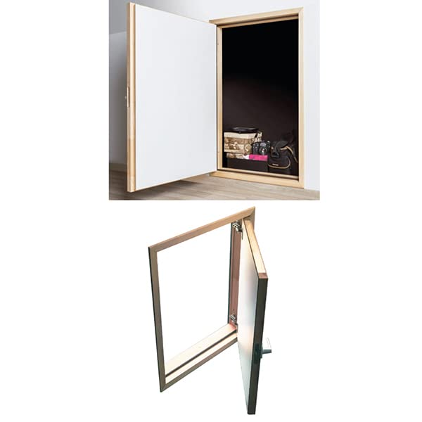 Trappe de comble coupe-feu 45 minutes 68.4x108.4cm - Ouverture de mur nécessaire : 70x110cm - DWF70X110
