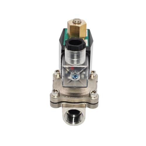 Électrovanne 24V DC 1 pouce électrovanne eau normalement ouverte inox et NBR