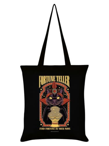 Sac fourre-tout noir chat pour vos sorties en ville et vos séances de shopping