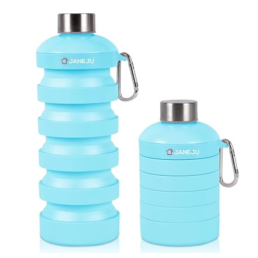 JaneJu Portable Collapsible Water Bottle