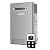FOGATTI Natural Gas Tankless Water Heater - Outdoor Installation 8.1 GPM, 180,000 BTU White Instant Hot Water Heater, InstaGas Comfort 180S Series