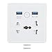 WOOXGEHM Smart USB Wall Socket, Timing APP Remote Voice Control Smart Socket, Wall Socket, Support Shared Control Function, Fast Charging, No Hub Required