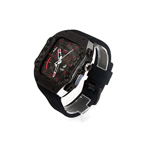 CEKGDB J[{t@Co[vP[XAtbfSvoh Mod LbgtAApple Watch Ultra 49mm pAtbfSXgbv + x[AIwatch 8 7 45mm 6 5 4 SE 44mm p(D,44mm)