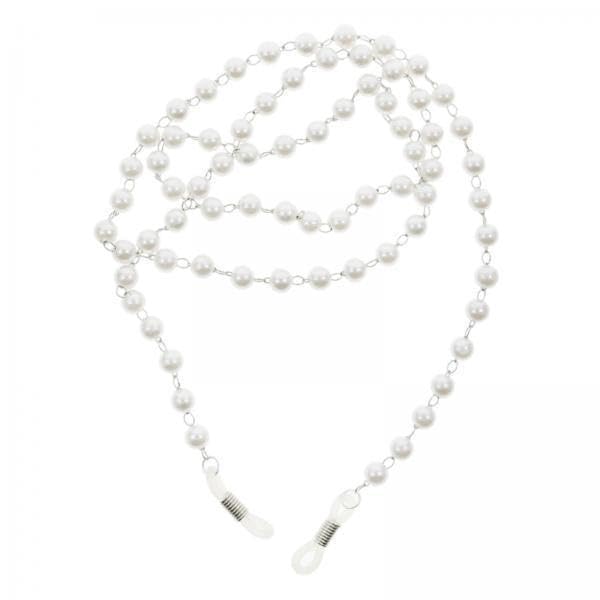 10Xglasses Chain Necklace Lanyard Portable Eyewear Holder Beaded Eyeglass Chain White | Vision Care | Eyeglass Straps & Cords-image-31