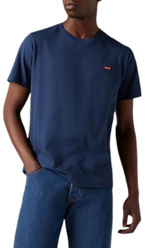 Levi's Ss Original Housemark Tee T-Shirt Homme, Cotton + Patch Dress Blues, M