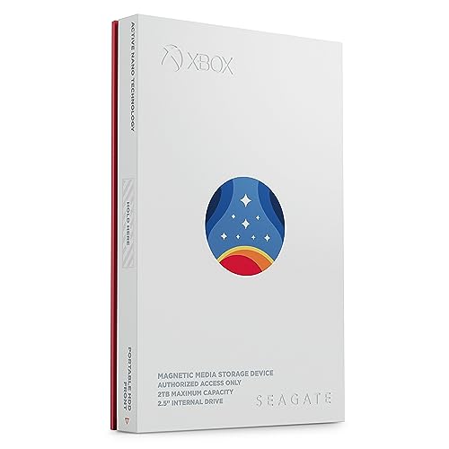 Image of Seagate Starfield Special Edition Game Drive 2TB External Hard Drive HDD - USB 3.2 Gen 1, Custom RGB LED, 3 Year Rescue Services (STMJ2000400)