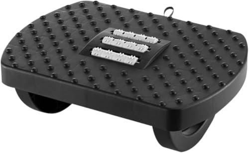 10 Laptop Setup Essentials 66 Tarkan Mini Rocking Footrest, 33x23.5x12 cm, Under Desk Foot Rise...