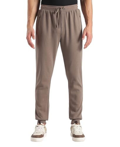 Image of Jockey AM05 Men Super Combed Cotton Rich Pique Slim Fit Jogger with Zipper Pockets