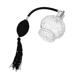 Charme vintage : ce flacon de parfum en verre rétro allie esthétique classique et fonctionnalité moderne, ce qui en fait une pièce élégante pour votre collection. pompe de recharge pour parfum. atomiseur de parfum vintage