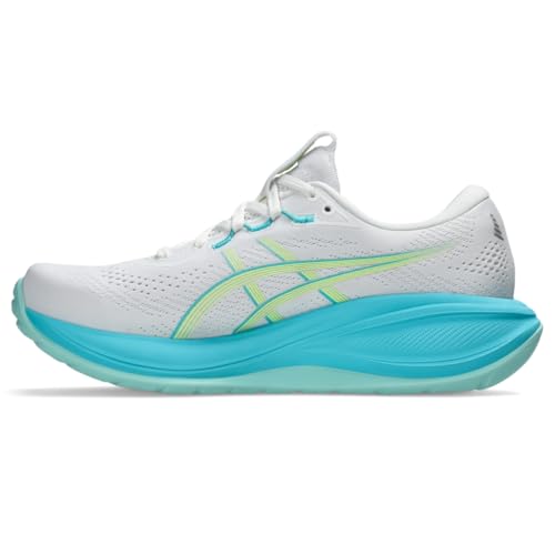 Image of ASICS Women's Gel-Cumulus 28 Running Shoes, 8.5, White /Energy Aqua